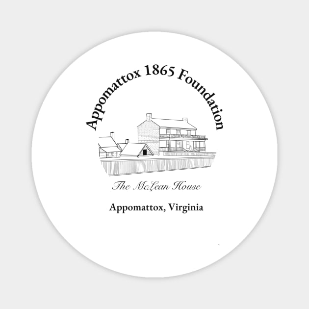 The McLean House Magnet by Appomattox 1865 Foundation